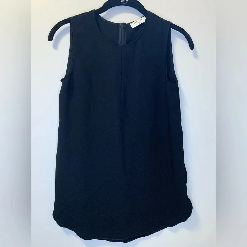 Babaton Aritzia Black Sleeveless Blouse